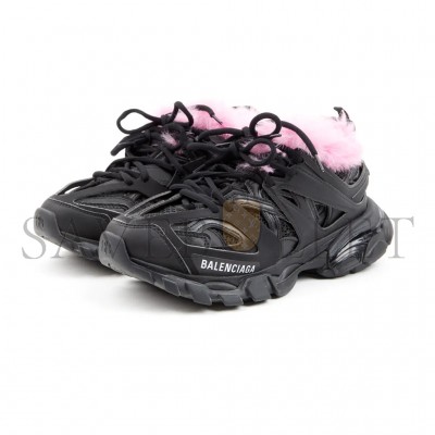 BALENCIAGA TRACK FAUX FUR TRAINERS 668555W3CQ61050