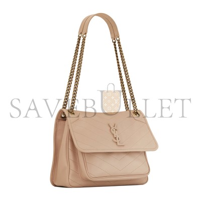 YSL NIKI MEDIUM CHAIN BAG IN LAMBSKIN 6331581EL072721 (28*20.5*8.5cm)