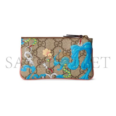 GUCCI ZIP KEY CASE WITH MOTIF ‎‎‎838892FAE139847 (12.5*7*1.5cm)