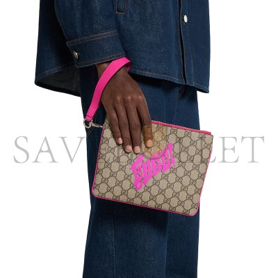 GUCCI SMALL POUCH WITH PRINT 838753FAEQD9774 (23*17*1.5cm)