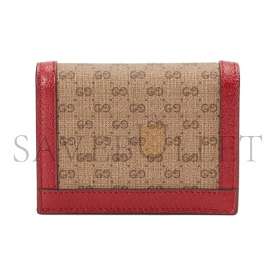 GUCCI DORAEMON COLLABORATION CANVAS WITH LEATHER CARD HOLDER ‎660509 (11*8.5*3cm)