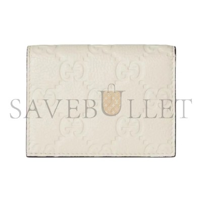 GUCCI GG EMBLEM MINI WALLET ‎815901AAEEM9540 (11*9*3cm)