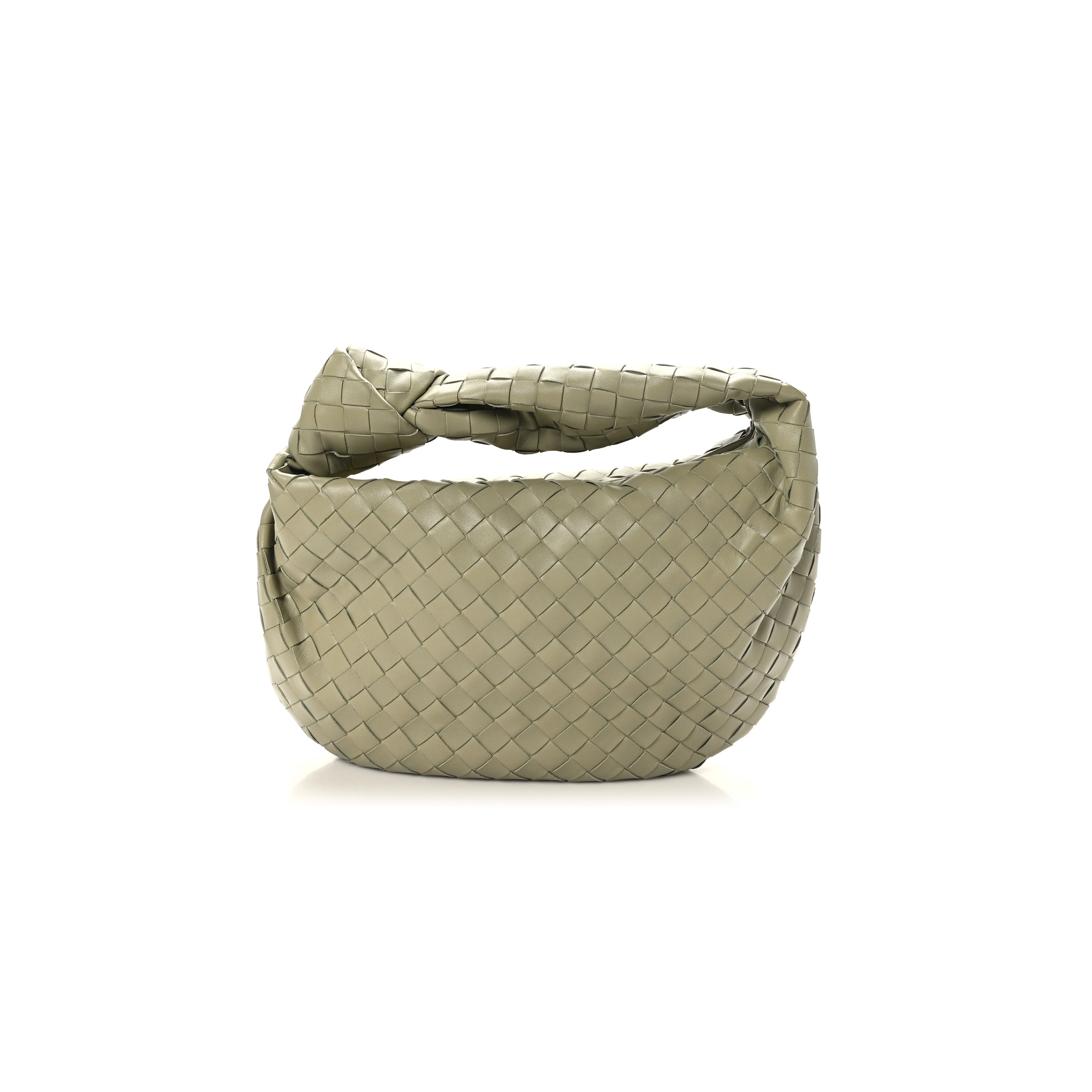 BOTTEGA VENETA NAPPA INTRECCIATO TEEN JODIE HOBO TRAVERTINE  (37*21*8cm)