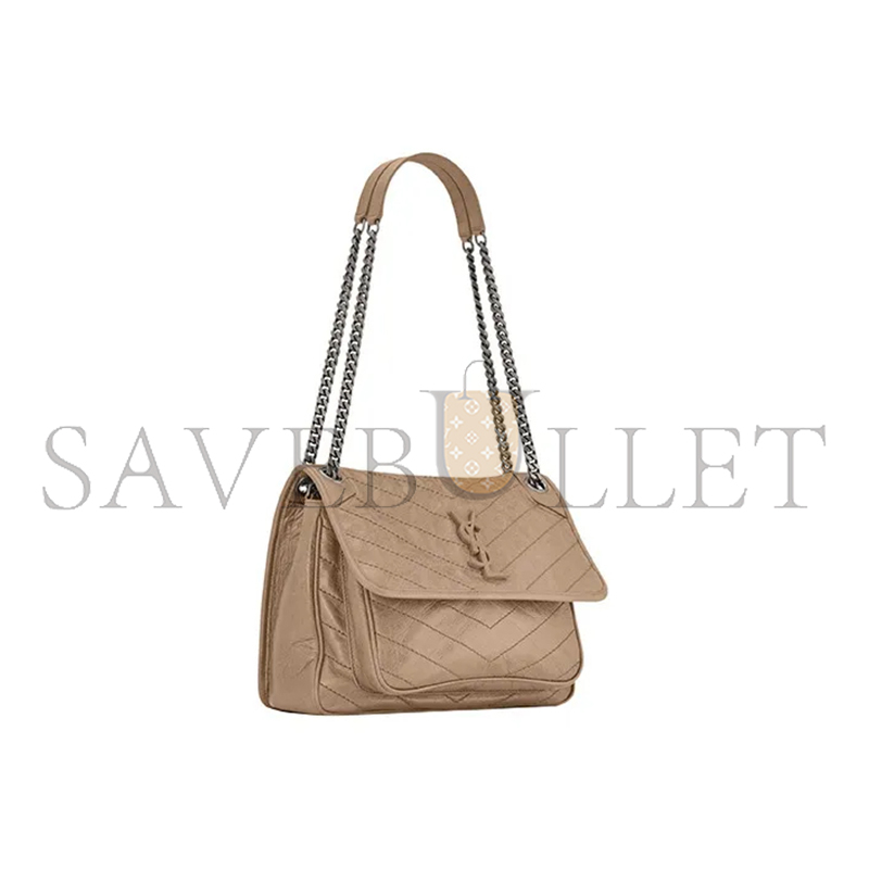 YSL NIKI MEDIUM IN VINTAGE LEATHER 6331581YG042826 (28*20*8.5cm)
