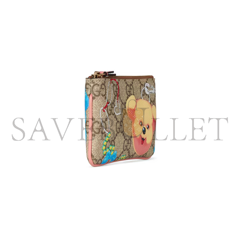 GUCCI ZIP KEY CASE WITH MOTIF 838892FAE139847 (12.5*7*1.5cm) GUCCI ZIP KEY CASE WITH MOTIF 838892FAE139847 (12.5*7*1.5cm)