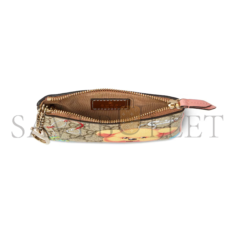 GUCCI ZIP KEY CASE WITH MOTIF 838892FAE139847 (12.5*7*1.5cm) GUCCI ZIP KEY CASE WITH MOTIF 838892FAE139847 (12.5*7*1.5cm)