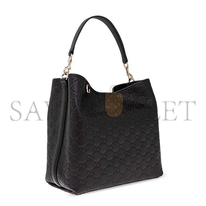 GUCCI GG EMBLEM BUCKET BAG ‎‎‎815103 (25*25*15.5cm)