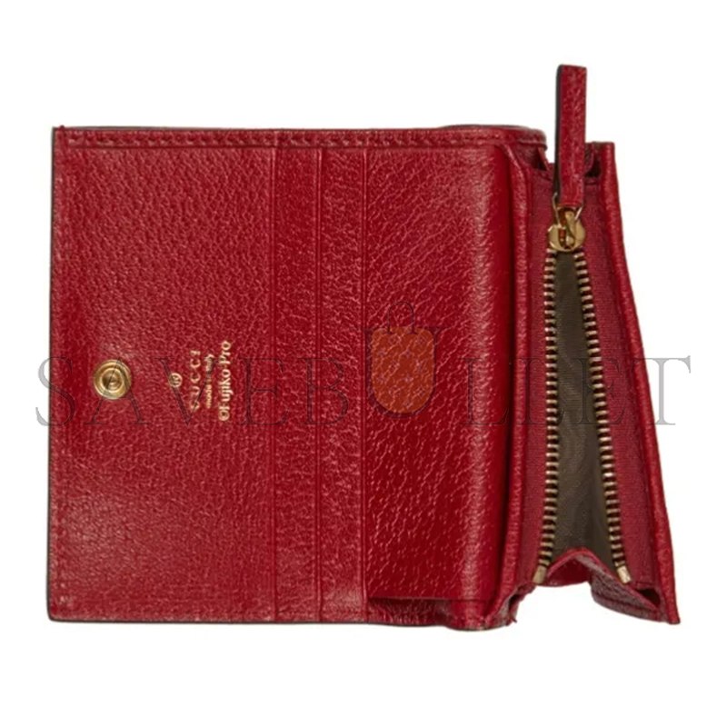 GUCCI DORAEMON COLLABORATION CANVAS WITH LEATHER CARD HOLDER ‎660509 (11*8.5*3cm)