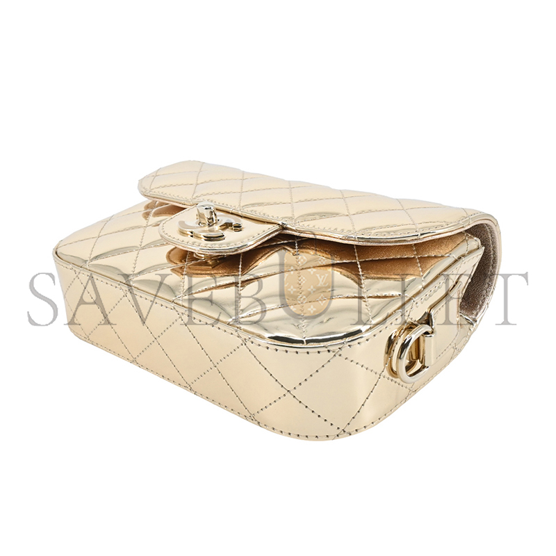 CHANEL MINI FLAP BAG & STAR COIN PURSE AS4646 (19*12.5*5cm)