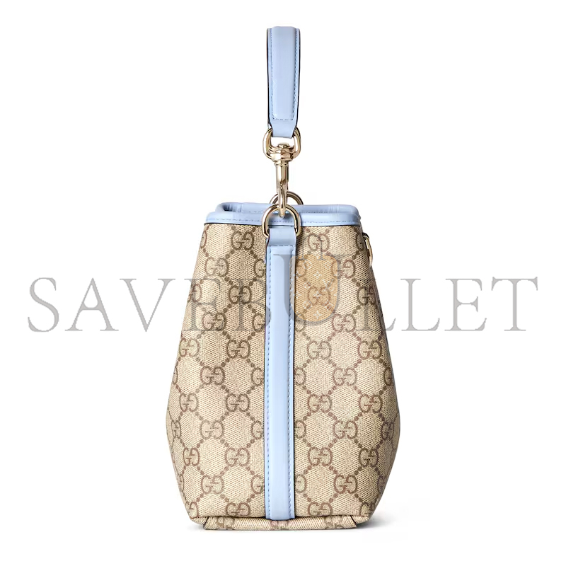 GUCCI GG EMBLEM SMALL BUCKET BAG 815118FAD6L9862 (19*18*11cm) GUCCI GG EMBLEM SMALL BUCKET BAG 815118FAD6L9862 (19*18*11cm)