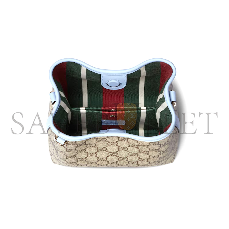 GUCCI GG EMBLEM SMALL BUCKET BAG 815118FAD6L9862 (19*18*11cm) GUCCI GG EMBLEM SMALL BUCKET BAG 815118FAD6L9862 (19*18*11cm)