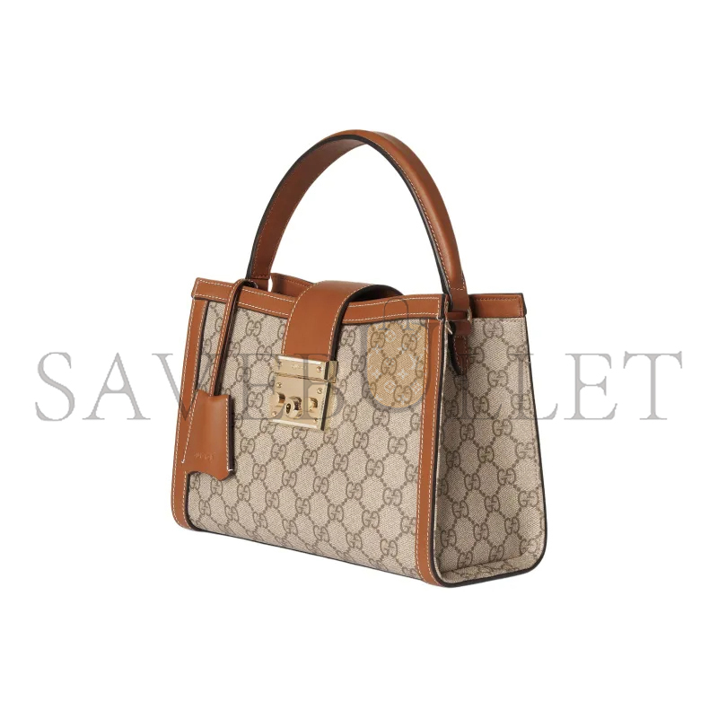 GUCCI PADLOCK FABRIC MEDIUM SHOULDER BAG ‎838992FAD6L9758 (25.5*17.5*10cm)