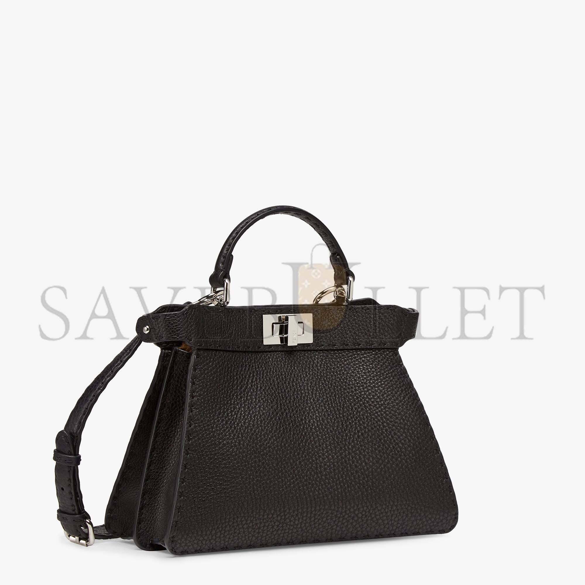 FENDI PEEKABOO I SEEU SMALL - BLACK SELLERIA BAG 8BN327ADYLF1EEJ (27*21*11cm)