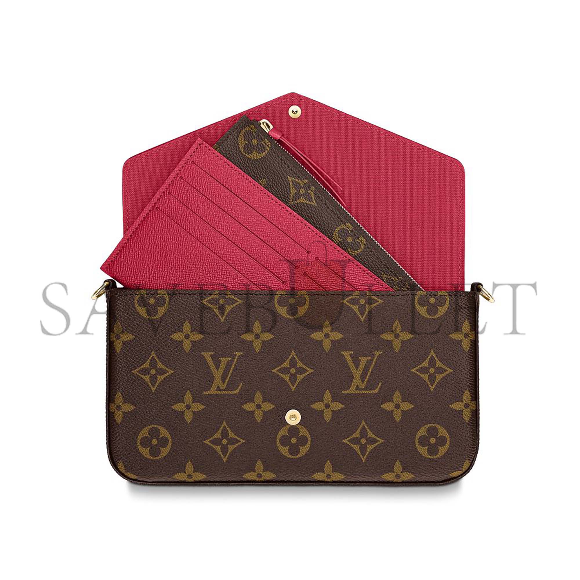 LOUIS VUITTON FÉLICIE POCHETTE M63700 (21*12*3cm)