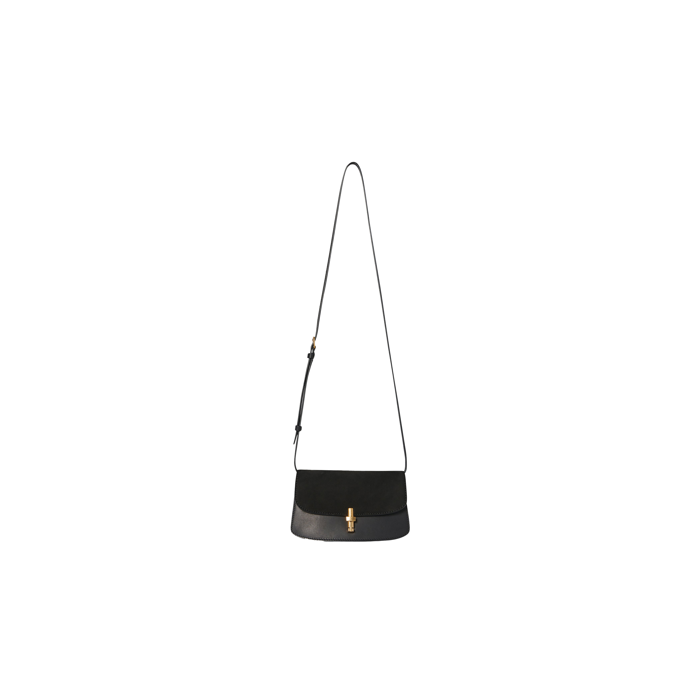 THE ROW SOFIA BAG IN LEATHER BLACK W1569L57L87BAG (19*10*5cm)