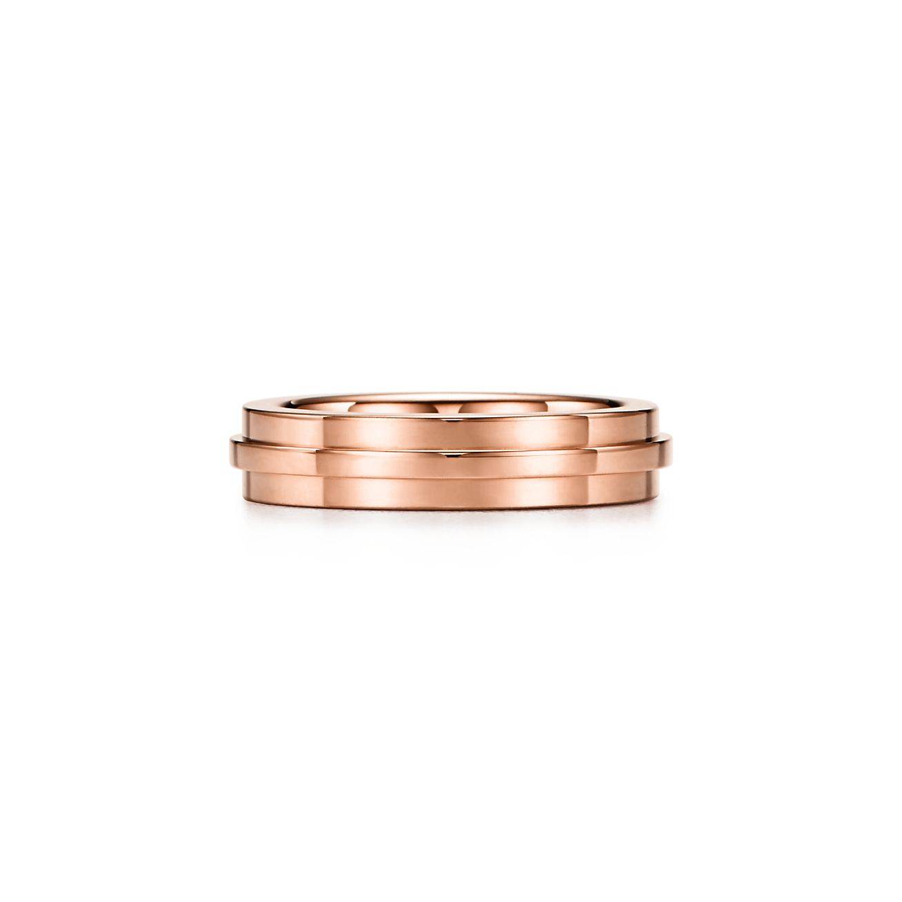 Tiffany T Narrow Ring in 18k Rose Gold