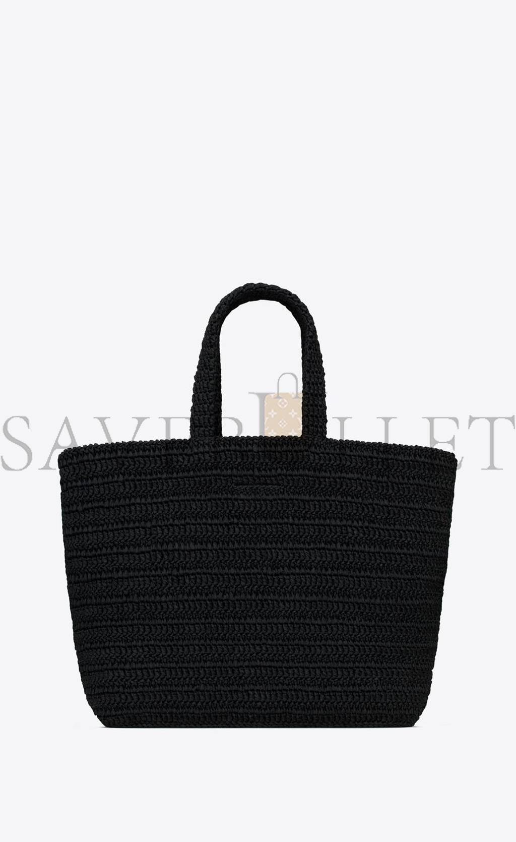 YSL RIVE GAUCHE SUPPLE IN RAFFIA CROCHET 688864GAAA11031 (38*35*14.5cm)